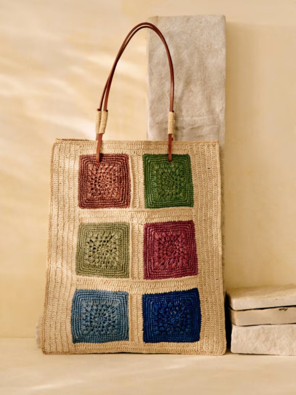 Sezane Raffia Tote NWT - Picture 2 of 5